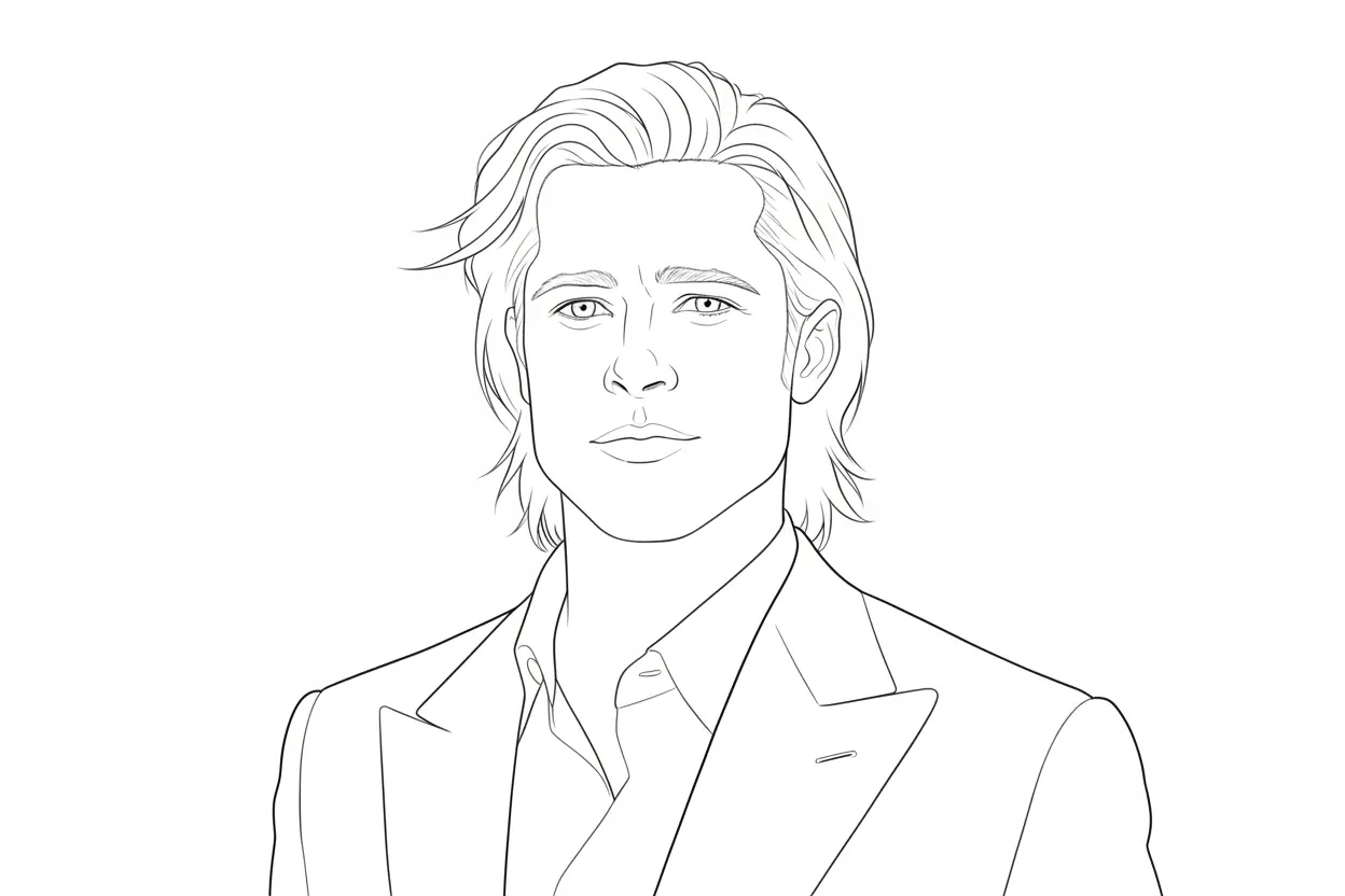 Exemplo de foto transformada em Contorno